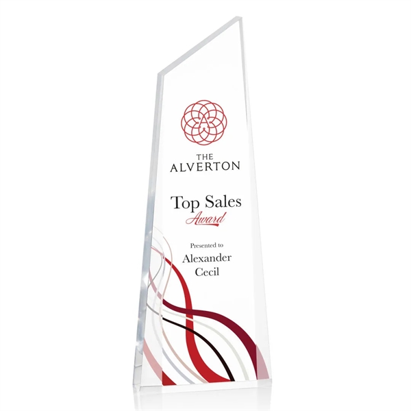 The exquisite Hudson VividPrint™ Award is a tall freestanding award that... from ASI 84592 St Regis Group / St Regis