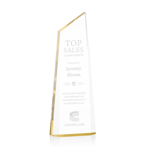 The exquisite Hudson Award is a tall award with beveled sides... from ASI 84592 St Regis Group / St Regis