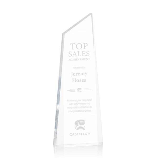 The exquisite Hudson Award is a tall award with beveled sides... from ASI 84592 St Regis Group / St Regis