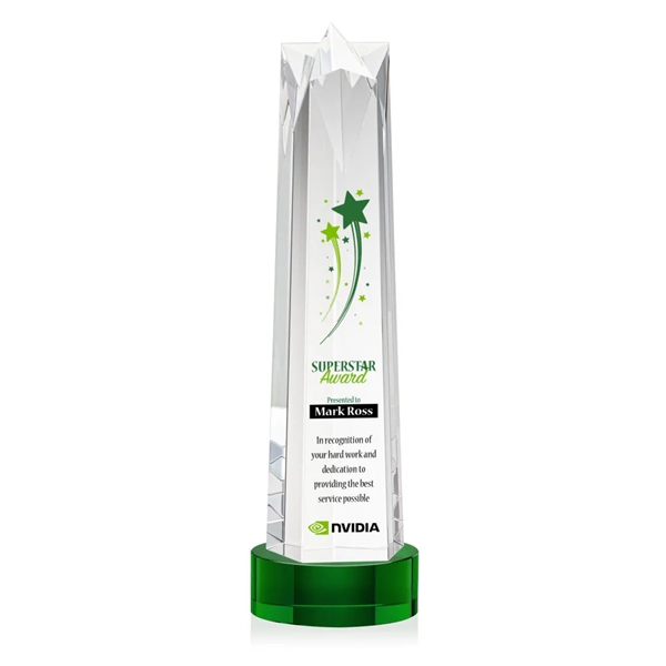 The Ellesmere VividPrint™ Award on Base is a stunning obelisk of... from ASI 84592 St Regis Group / St Regis