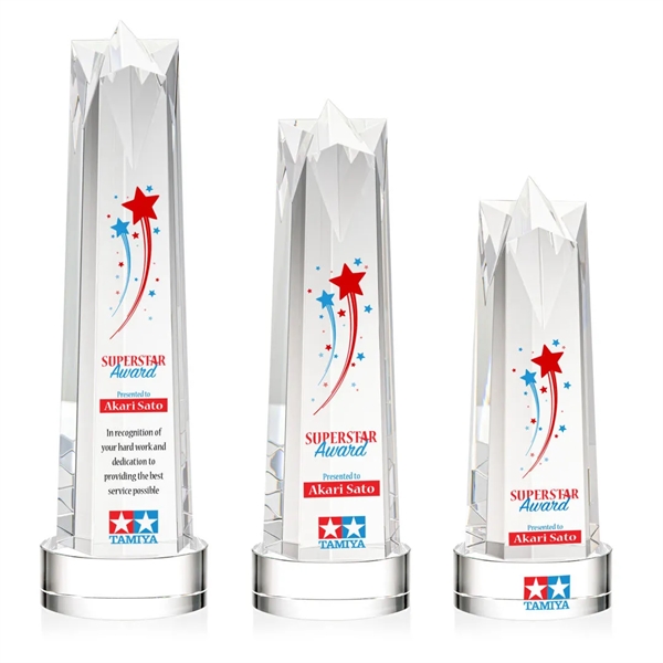 The Ellesmere VividPrint™ Award on Base is a stunning obelisk of... from ASI 84592 St Regis Group / St Regis