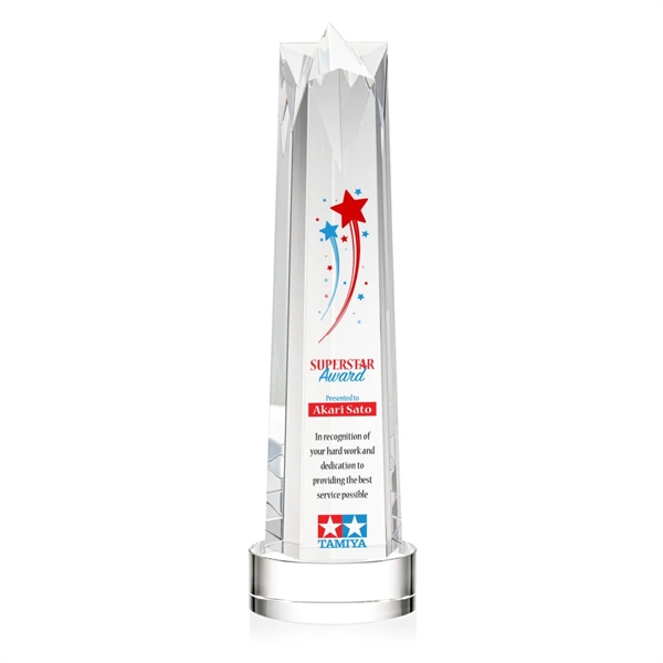 The Ellesmere VividPrint™ Award on Base is a stunning obelisk of... from ASI 84592 St Regis Group / St Regis