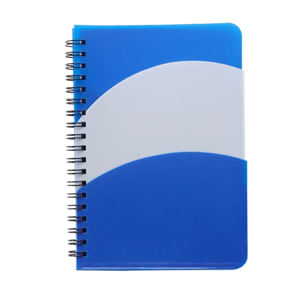 5" x 7" lined spiral notebook with double pockets.... from ASI 52840 Evans Manufacturing