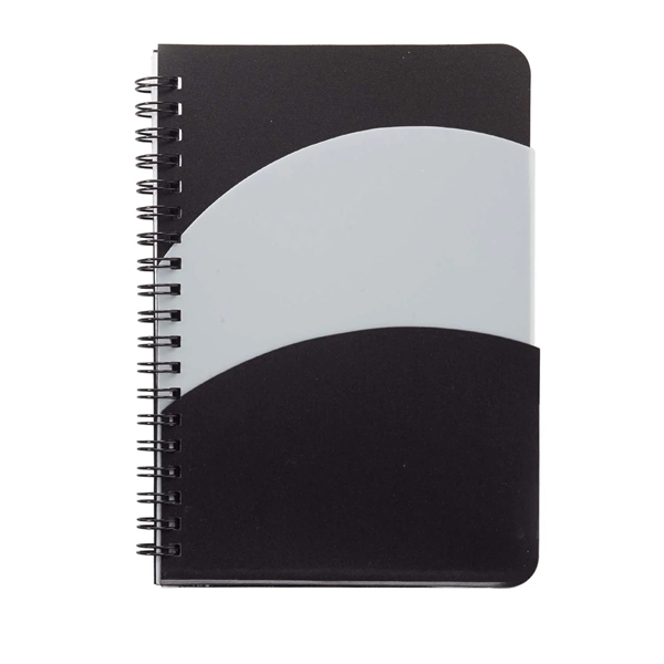 5" x 7" lined spiral notebook with double pockets.... from ASI 52840 Evans Manufacturing