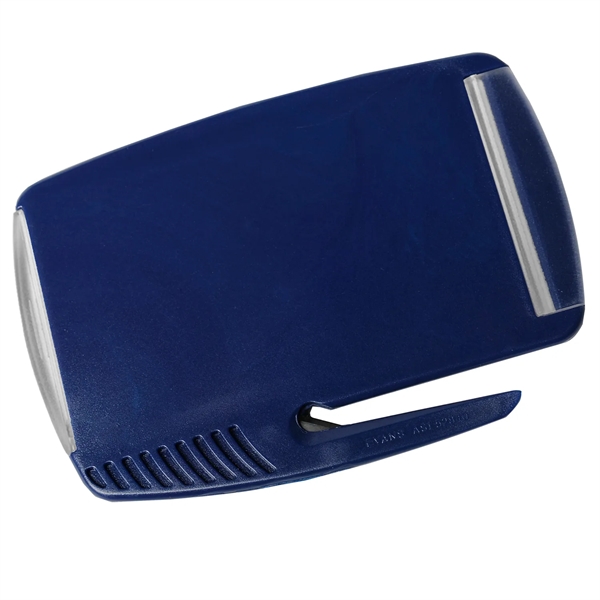 Letter opener and staple remover, holds standard business card.... from ASI 52840 Evans Manufacturing