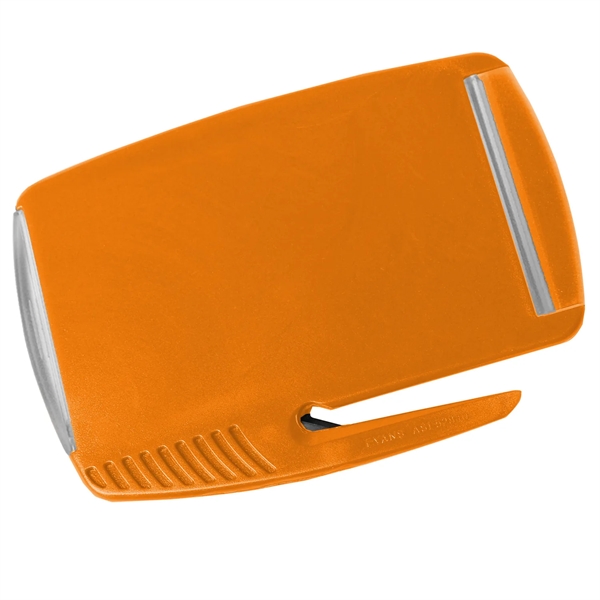 Letter opener and staple remover, holds standard business card.... from ASI 52840 Evans Manufacturing