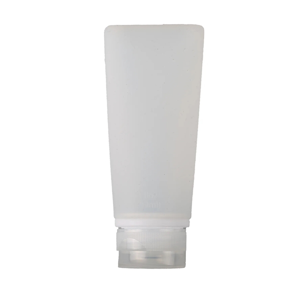 3 oz. travel-size silicone bottle with leakproof design and flip-up lid.... from ASI 52840 Evans Manufacturing