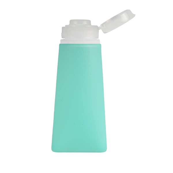 3 oz. travel-size silicone bottle with leakproof design and flip-up lid.... from ASI 52840 Evans Manufacturing