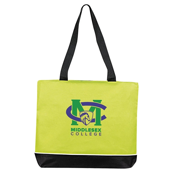 Zipper shoulder tote.... from ASI 31517 Admart Products / Admart Line