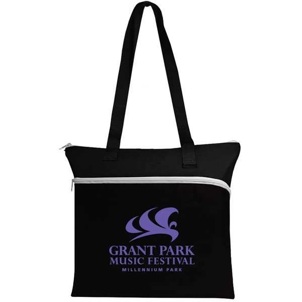 Poly Large Zipper Tote Bag... from ASI 31517 Admart Products / Admart Line
