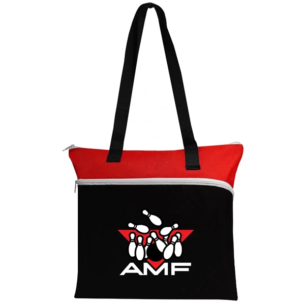 Poly Large Zipper Tote Bag... from ASI 31517 Admart Products / Admart Line