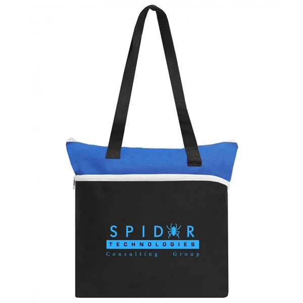 Poly Large Zipper Tote Bag... from ASI 31517 Admart Products / Admart Line