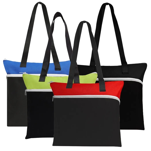 Poly Large Zipper Tote Bag... from ASI 31517 Admart Products / Admart Line