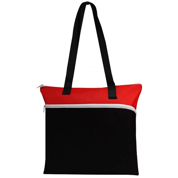 Poly Large Zipper Tote Bag... from ASI 31517 Admart Products / Admart Line