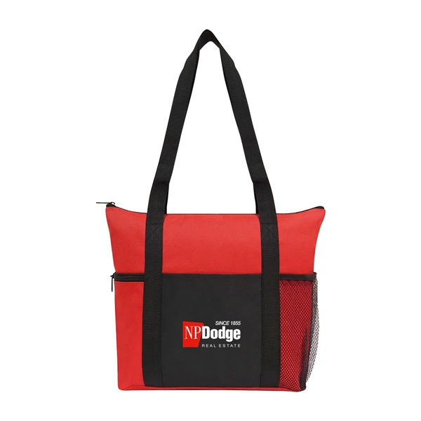 Poly Large Zipper Tote Bag... from ASI 31517 Admart Products / Admart Line