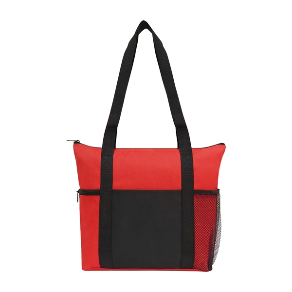 Poly Large Zipper Tote Bag... from ASI 31517 Admart Products / Admart Line