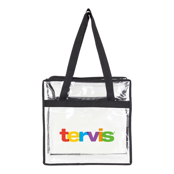 Clear Zippered Tote Bag... from ASI 31517 Admart Products / Admart Line
