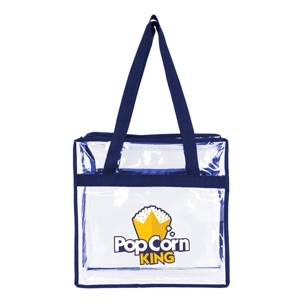 Clear Zippered Tote Bag... from ASI 31517 Admart Products / Admart Line