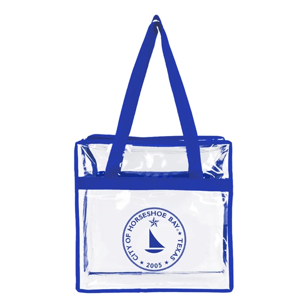 Clear Zippered Tote Bag... from ASI 31517 Admart Products / Admart Line