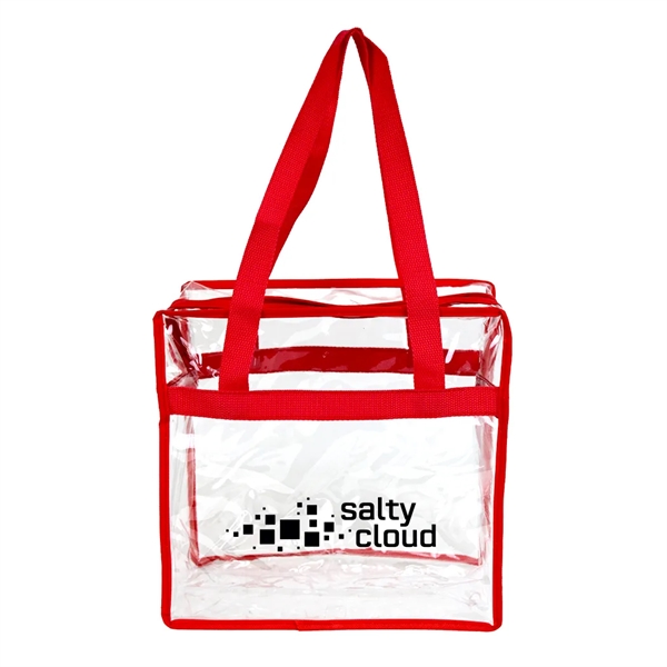 Clear Zippered Tote Bag... from ASI 31517 Admart Products / Admart Line