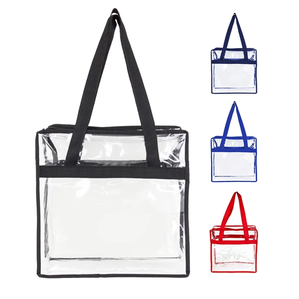 Clear Zippered Tote Bag... from ASI 31517 Admart Products / Admart Line