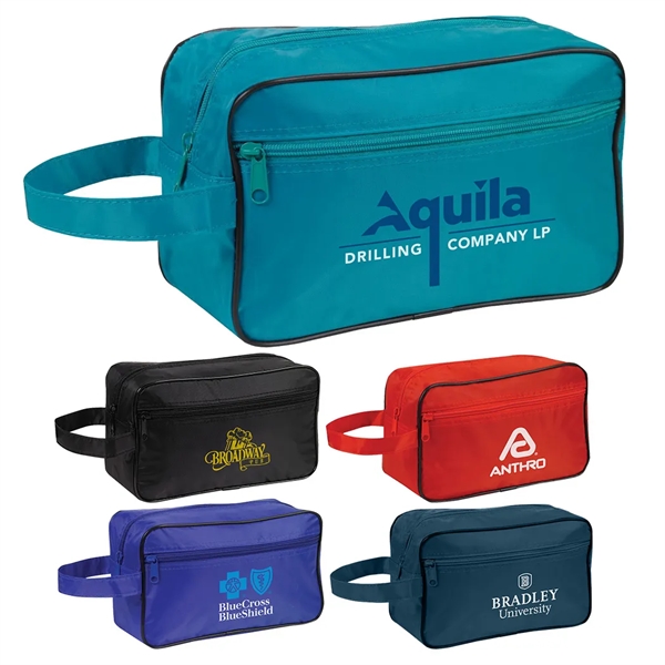 Handle travel kit made of 70 denier nylon.... from ASI 31517 Admart Products / Admart Line