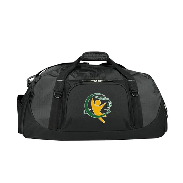 600D polyester Ripstop Piggy Back Duffel Bag with Shoe Storage... from ASI 41511 Brainchild USA Inc