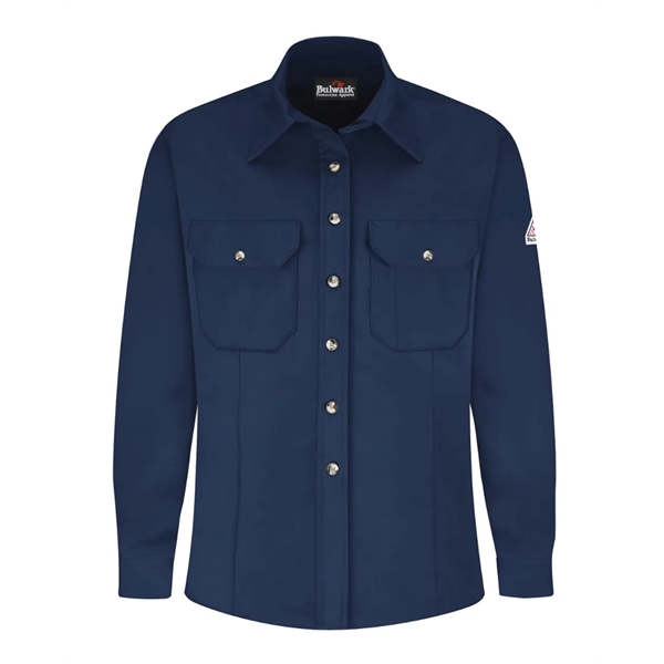 Women's Dress Uniform Shirt - EXCEL FR® ComforTouch... from ASI 84358 S&S Activewear