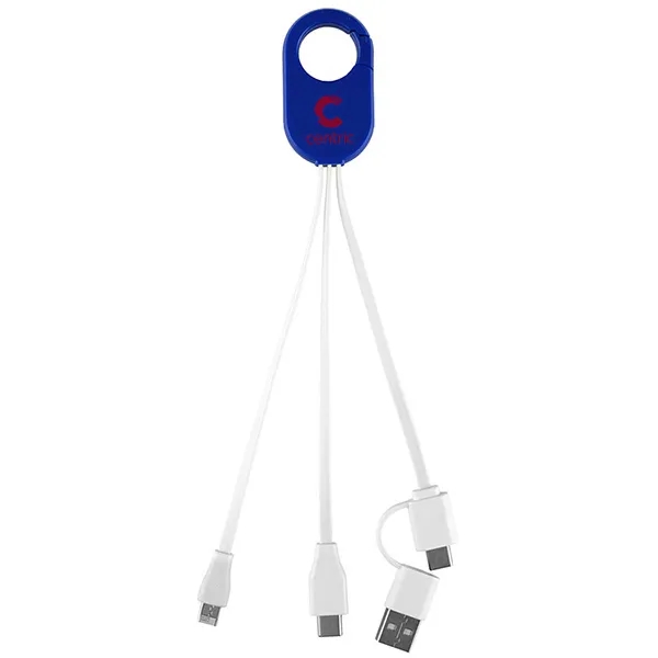5-in-1 charging cable with Micro USB and Type-C connectors.... from ASI 62660 Innovation Line