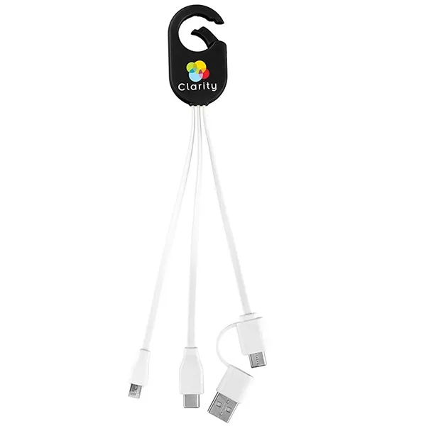 5-in-1 charging cable with Micro USB and Type-C connectors.... from ASI 62660 Innovation Line
