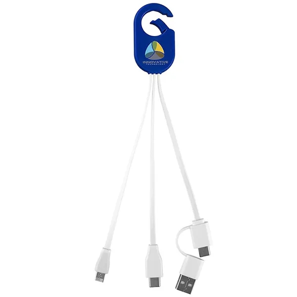 5-in-1 charging cable with Micro USB and Type-C connectors.... from ASI 62660 Innovation Line