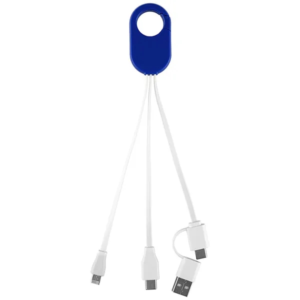 5-in-1 charging cable with Micro USB and Type-C connectors.... from ASI 62660 Innovation Line