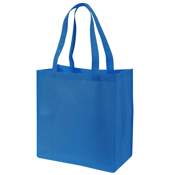 Large non-woven tote bag with handles and gusset; made of 100GM... from ASI 39820 Opusline (Benmex) / Opus Line