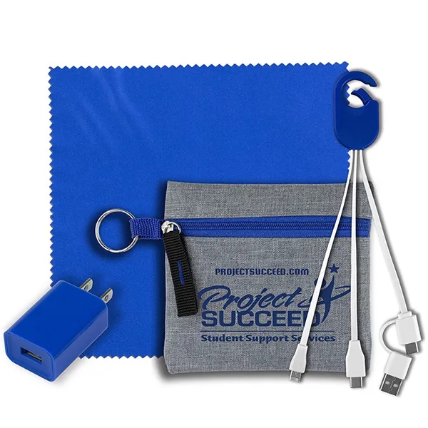 Mobile Tech Kit with 6" microfiber cloth, charging cable with MicroUSB... from ASI 62660 Innovation Line