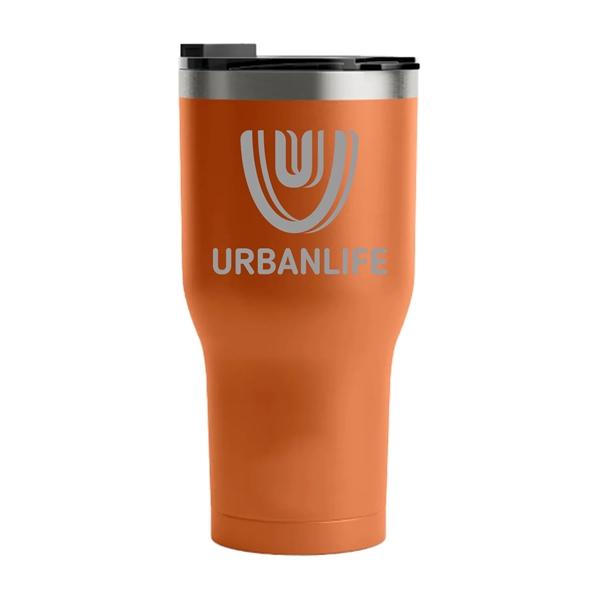 RTIC 30 ounce ringed insulated stainless steel ringed tumbler with spill-proof... from ASI 74601 Calico