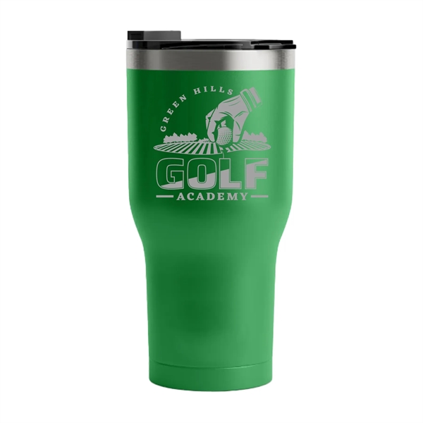 RTIC 30 ounce ringed insulated stainless steel ringed tumbler with spill-proof... from ASI 74601 Calico