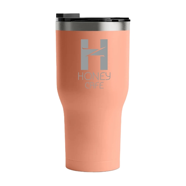 RTIC 30 ounce ringed insulated stainless steel ringed tumbler with spill-proof... from ASI 74601 Calico