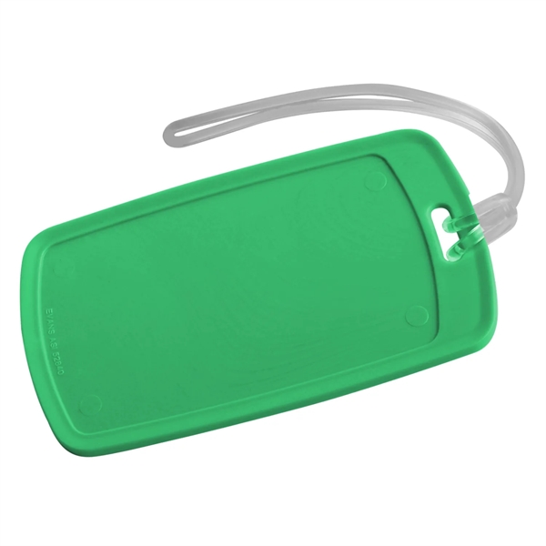 Durable luggage tag features write-on surface on back side.... from ASI 52840 Evans Manufacturing