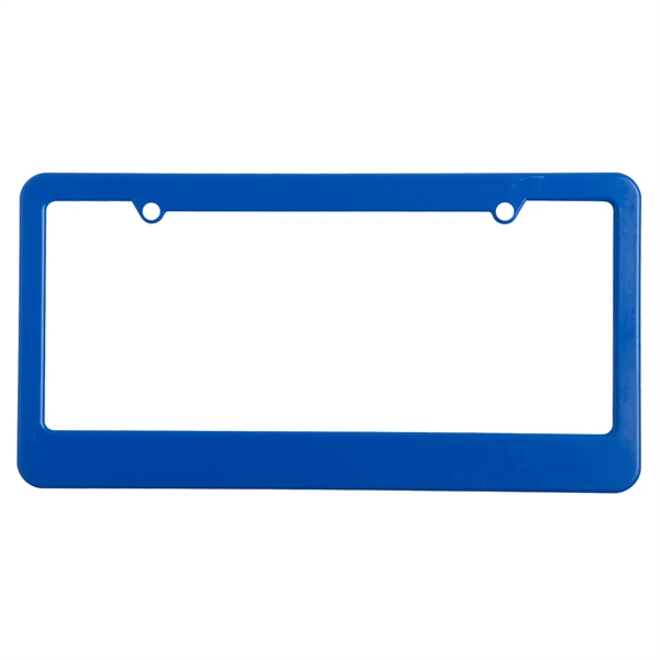 License plate frame. 2 holes with straight bottom.... from ASI 52840 Evans Manufacturing