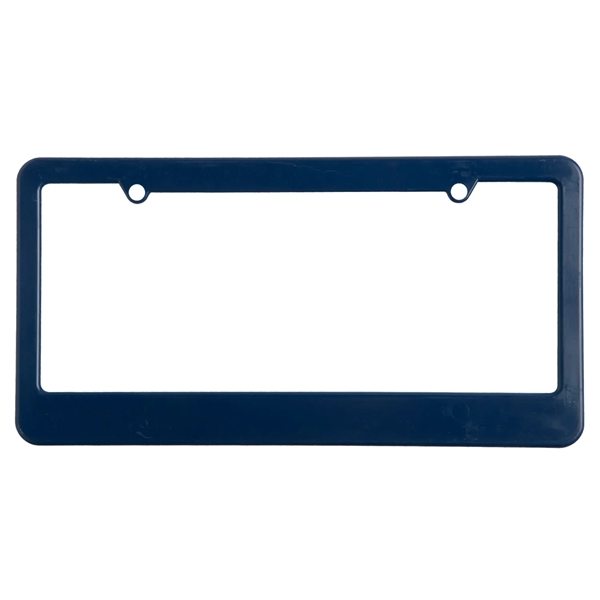 License plate frame. 2 holes with straight bottom.... from ASI 52840 Evans Manufacturing