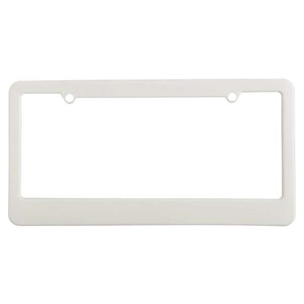 License plate frame. 2 holes with straight bottom.... from ASI 52840 Evans Manufacturing