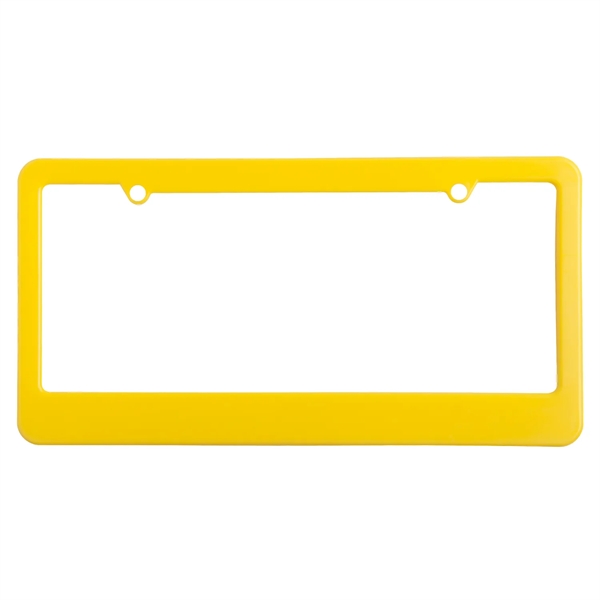 License plate frame. 2 holes with straight bottom.... from ASI 52840 Evans Manufacturing