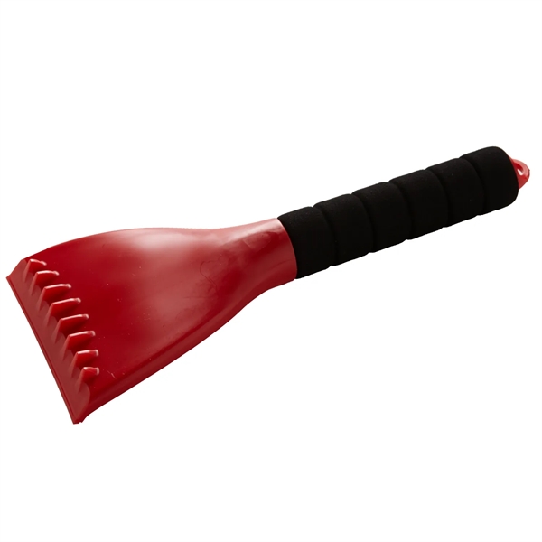 Plastic promotional ice scraper with comfortable foam rubber grip.... from ASI 52840 Evans Manufacturing