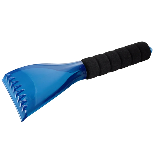 Plastic promotional ice scraper with comfortable foam rubber grip.... from ASI 52840 Evans Manufacturing