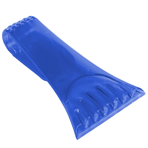 Sturdy promotional ice scraper attaches to visor making it the perfect... from ASI 52840 Evans Manufacturing