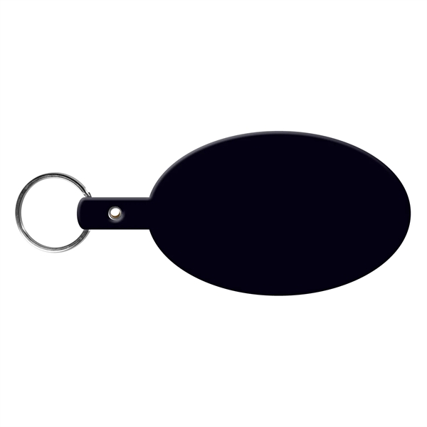 Large flexible oval shaped key tag made in the USA with... from ASI 52840 Evans Manufacturing