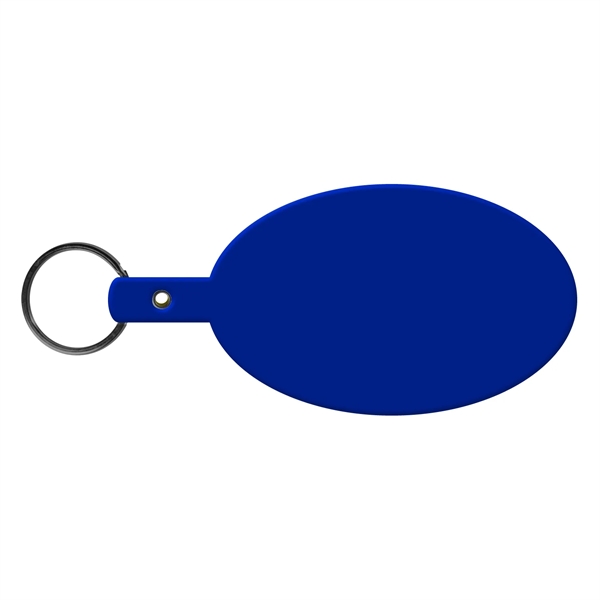 Large flexible oval shaped key tag made in the USA with... from ASI 52840 Evans Manufacturing