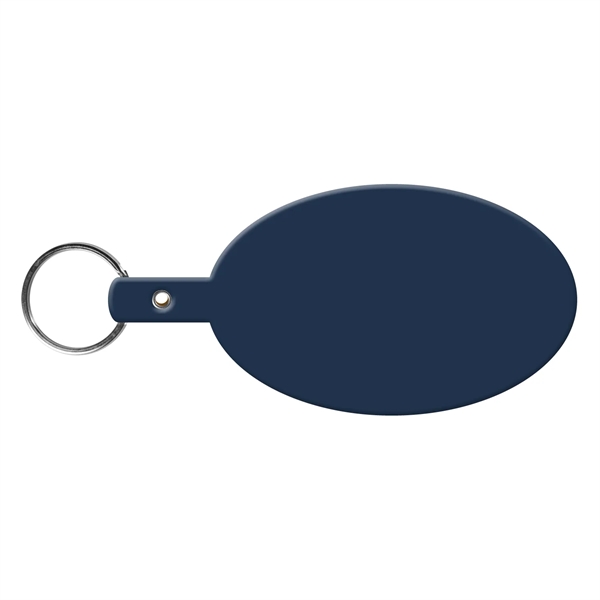 Large flexible oval shaped key tag made in the USA with... from ASI 52840 Evans Manufacturing