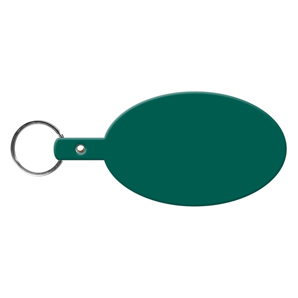 Large flexible oval shaped key tag made in the USA with... from ASI 52840 Evans Manufacturing