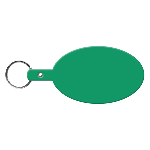 Large flexible oval shaped key tag made in the USA with... from ASI 52840 Evans Manufacturing